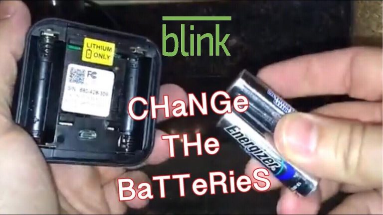 Blink Camera Says Replace Battery