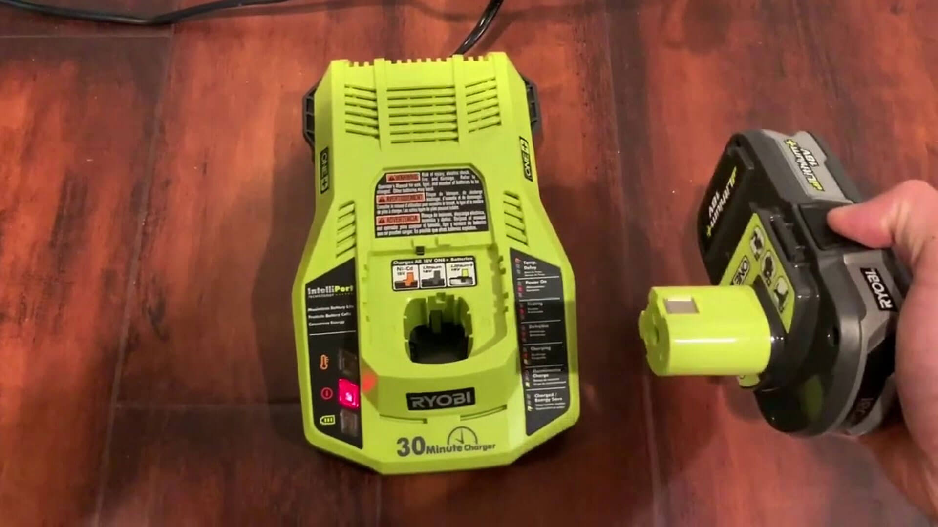 Ryobi Battery Chargers - Why Are They Blinking Green and Red?